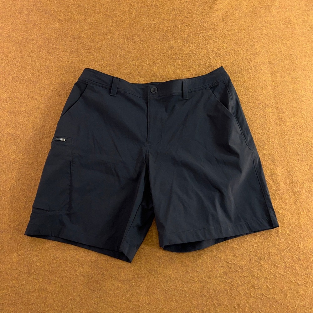 Under Armour Mens 36 Black Loose Fit Stretch Cargo Outdoor Shorts